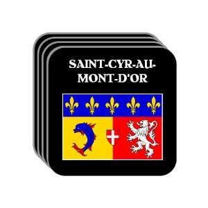 Rhone Alpes   SAINT CYR AU MONT DOR Set of 4 Mini Mousepad Coasters