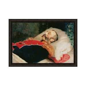   Ii 181881 On His Deathbed 1881 Framed Giclee Print