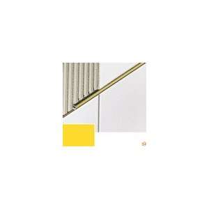  DILEX EZ Surface Joint Profile, Yellow PVC With Chrome 
