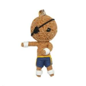  Sagat Street Fighter Voodoo String Doll Keychain Keyring 