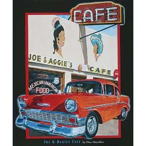 Joe & Aggies Caf? by Don Stambler 7 X 5 Poster 