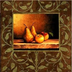  Andres Gonzales 27.5W by 27.5H  Pears and Apples 