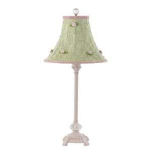  Sadie Green Gingham Table Lamp