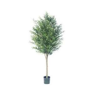  Pack of 2 Decorative Olive Trees with Round Pots 6