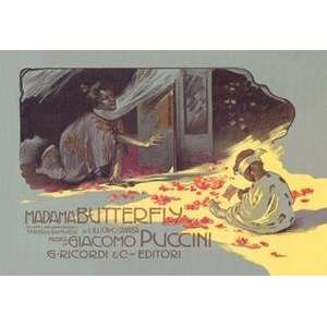  Paper poster printed on 12 x 18 stock. Madama Butterfly 