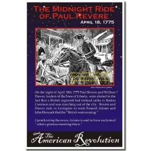    The Midnight Ride of Paul Revere, Classroom Poster