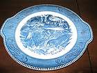 vintage royal china currier ives rocky mtns platter exc expedited