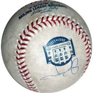 Jason Giambi New York Yankees Autographed game used baseball vs 