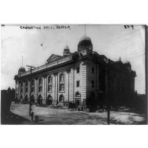  Photo Convention Hall, Denver under construction 1908 