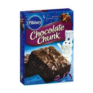 Pillsbury Premium Brownie Mix, Chocolate Chunk, 15.5 oz (Pack of 12 
