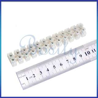 10PCS 380V 10A 12  Position Wire Connector Barrier Terminal barrier 
