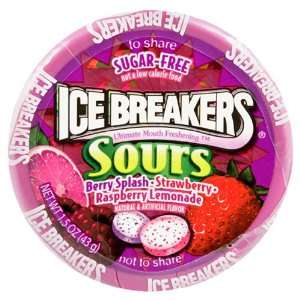 Ice Breakers Sours Berry, 1.5 Ounce Tins Grocery & Gourmet Food