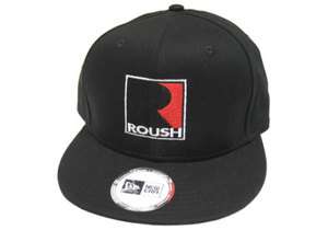 ROUSH Black New Era Hat Square R Adjustable 6 Panel 420171  