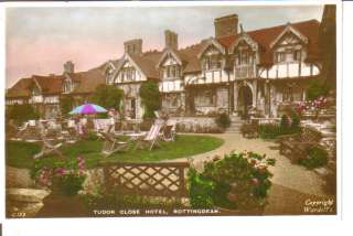 Tudor Close HOtel Rottingdean UK vintage postcard  