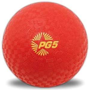 CSI Red 5 inch Rubber Playground Ball   PG5  Sports 