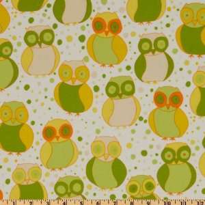  43 Wide Della Flannel Little Owls Sun Fabric By The Yard 