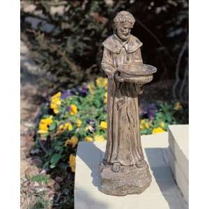  22 Saint Francis of Assisi Stone Garden Bird Bath Patio 