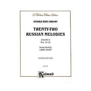  Twenty two Russian Melodies, Volume 2 Musical Instruments