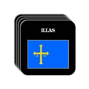  Asturias   ILLAS Set of 4 Mini Mousepad Coasters 