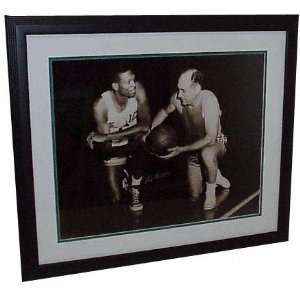  Red Auerbach Boston Celtics   with Bill Russell   Framed 
