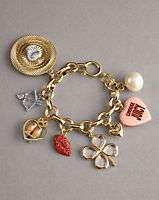100%auth Juicy Couture Romantica Charm Bracelet  