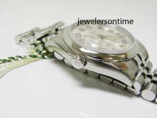 Unworn Rolex Mens 36mm Datejust Silver Deco Dial Jubilee Bracelet 