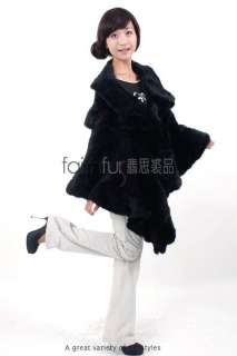 Brand New Mink Fur Knitted Cape/Poncho/Wrap/Shawl/Stole  