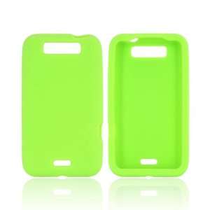   Connect 4G Neon Green Rubbery Feel Anti Slip Silicone Skin Case Cover