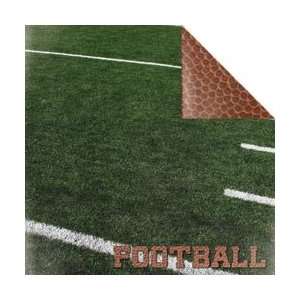   Cardstock 12X12 Football RSS 2 096; 25 Items/Order