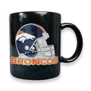  Denver Broncos 15oz Black Ceramic Mug Jewelry