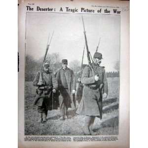   1916 WW1 Young French Soldier Death Deserter Execution