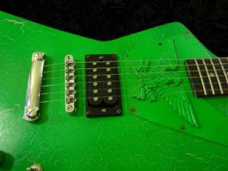 Green Eagle Custom Made In USA Rockford Illinois Guitar Mahogany X 