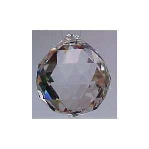   12 Pcs 20mm Clear Crystal Hanging Faceted Ball Prism 