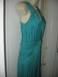 Diane Von Furstenberg DELHAY Pleated Gown Maxi Dress 6  