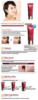 Missha M PERFECT COVER BB CREAM COLLECTION FREE SHIP  