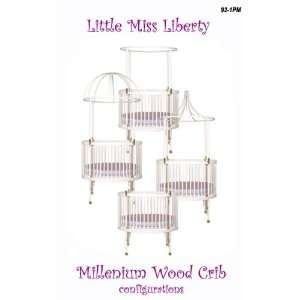  Millenium Round Wood Crib Baby