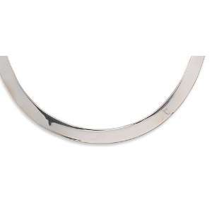  CleverSilvers 7mm Polished Collar With Closed Back 