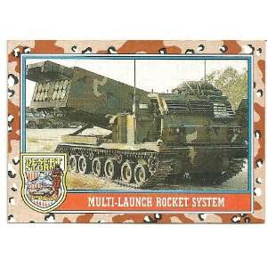 Desert Storm Multi Launch Rocket System Card #163