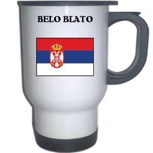  Serbia   BELO BLATO White Stainless Steel Mug 