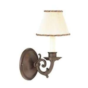  Nulco Lighting Barrington Wall Sconce in Aged Brass finish 
