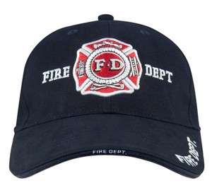NEW Navy Blue Fire Department Low Profile Ball Cap  