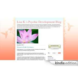  Lisa K.s Psychic Development Blog Kindle Store Lisa K.