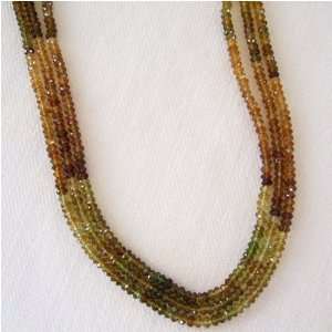    Petro Tourmaline Faceted Rondelle Beads Arts, Crafts & Sewing