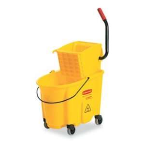   Side Press Mop Bucket & Wringer Combo, Yellow Arts, Crafts & Sewing
