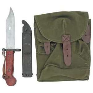  Romanian Ak 47 Bayonet with Magazine Pouch Sports 