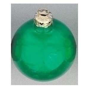  7 Huge Green Pearl Glass Ball Christmas Ornament