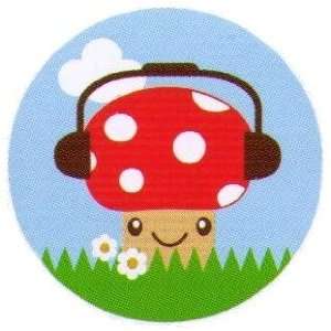  Bored Inc. Mushroom Headphones Button BB3986 Toys & Games