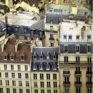 Paris Rooftops I   Poster by Alicia Bock (18x18)