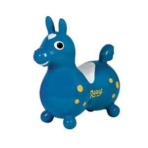   Rody Horse Childrens Rocking Horse Color is Teal Blue Toys & Games