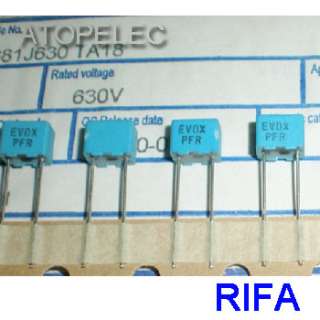 20pcs RIFA EVOX Polypropylene Capacitors 220pF/630V 221  